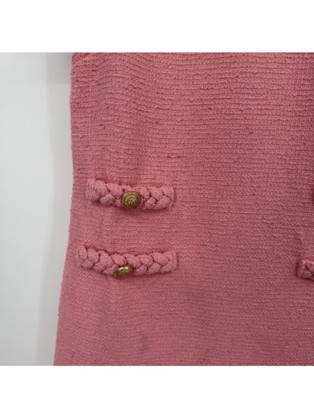 Tuckernuck Blush Peony Tweed Jackie Dress sz M Shift Mini Business Career NWT** - Picture 7 of 15